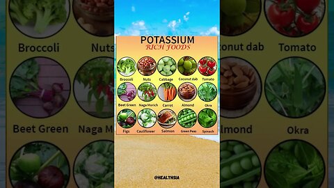 Potassium Rich Foods