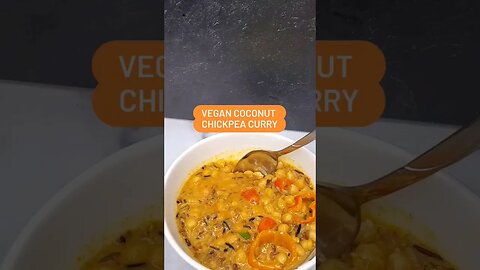vegan coconut chickpea curry