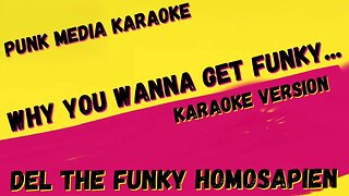 DEL THE FUNKY HOMOSAPIEN ✴ WHY YOU WANNA GET FUNKY... ✴ KARAOKE INSTRUMENTAL ✴ PMK