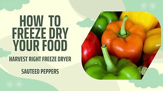 How to Freeze Dry Peppers