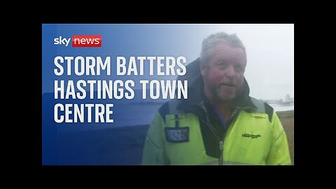 Storm Ciaran causes 'potentially lethal' damage in costal town of Hastings