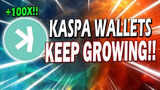 KASPA HOLDERS!! KASPA UNIQUE WALLETS HIT NEW ATH!! SOMETHING HUGE IS COMING!!