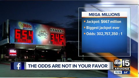 Mega Millions reaches $667 million jackpot!