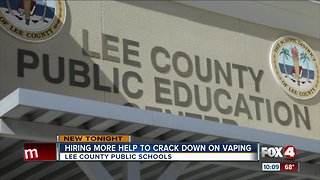 Lee County Schools to hire more security to crack down on vaping