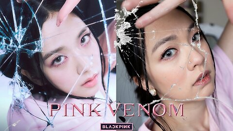 BLACKPINK JISOO Pink Venom Makeup
