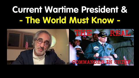 Pascal Najadi DISCLOSURE: Current Wartime President & CIC Donald J. Trump «You’ll find out!»