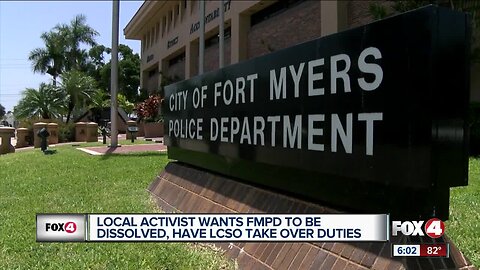 Activist wants voters to dissolve Fort Myers Police Department