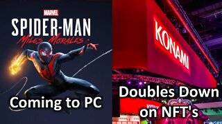 PS5 UK Sales. Konami NFT's. Miles Morales PC. Sonic Frontiers Combat. Famitsu Sales.
