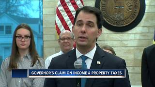 PolitiFact Wisconsin: Walker's claims on income and property taxes