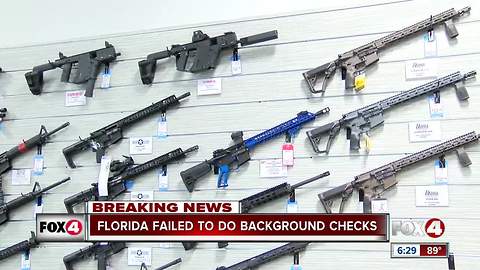 Florida failed to do background checks