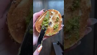 Cheesy Pesto Bagel tiktok badnbrunchy