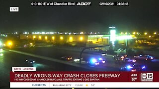 One killed in I-10 wrong-way crash