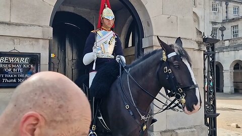 You never know who you're gonna see and who you're gonna meet at horse 3#horseguardsparade