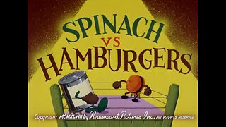 Popeye The Sailor - Spinach Vs. Hamburgers (1948)