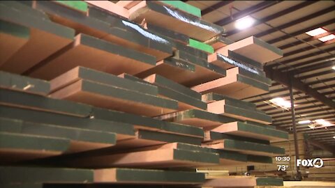 Lumber industry businesses yet to feel effects of declining prices