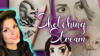 Sketching Darth Malak - Knights of the Old Republic - Chill Stream