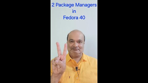 2 Package Managers on Fedora 40 #linux #shorts