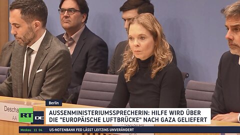 Bundesaußenministerium: Hilfe für Gaza über "europäische Luftbrücke"