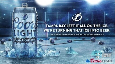 Bolts fans can celebrate with Coors Light's new beer that contains actual Stanley Cup ice
