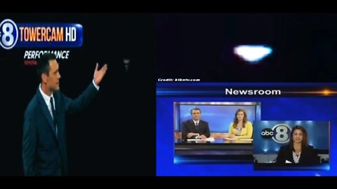 A diamond-shaped UFO appeared over Lincoln, Nebraska, on September 4 ABC's KLKN Television