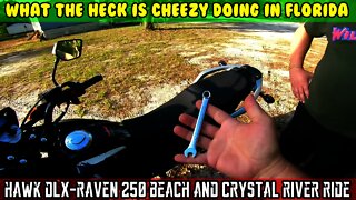 (S3 E9) Hawk DLX 250, Vitacci Raven 250 Crystal river Fort Island gulf beach and village ride