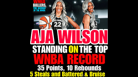 RBS #52 WNBA LAS VEGAS ACES AJA WILSON STANDING ON THE TOP?