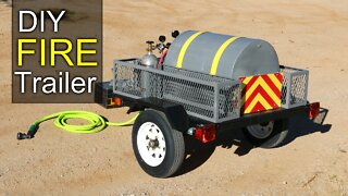 DIY Firefighting Trailer - CO2 Powered!