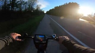 Lake Shore Cruise on the Ebike ( Ariel Rider Grizzly )