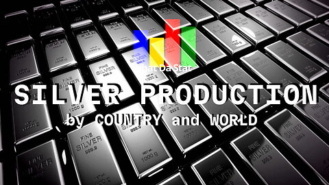 TOP Countries by SILVER Production since 1970