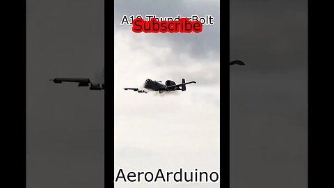Insanely Fast A10 Thunderbolt Passing #Aviation #Fly #AeroArduino