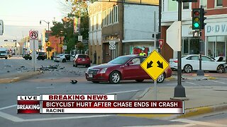 Police chase leads to multi-vehicle crash in Racine
