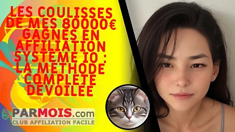 Les coulisses de mes 80000€ gagnés en affiliation Système io : la méthode complète dévoilée