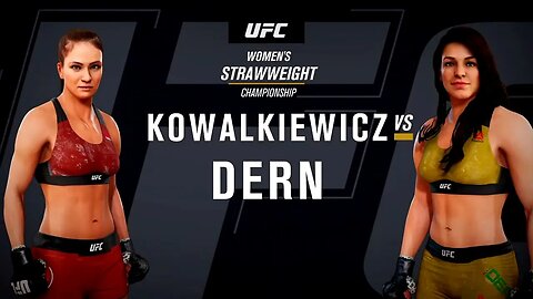 EA Sports UFC 3 Gameplay Mackenzie Dern vs Karolina Kowalkiewicz