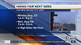 Hiring fair for Fly LINQ next week