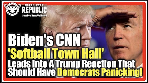 Biden's CNN 'Softball Town Hall' Leads Into A Trump Reaction That Should Have Democrats Panicking!