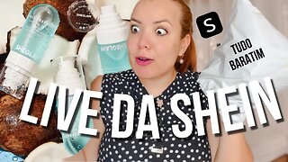 COMPREI NA LIVE DA SHEIN produto viral da Shein + calcinhas, acessórios TUDO BARATO