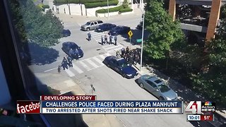 Plaza shooting presented challenge to officers