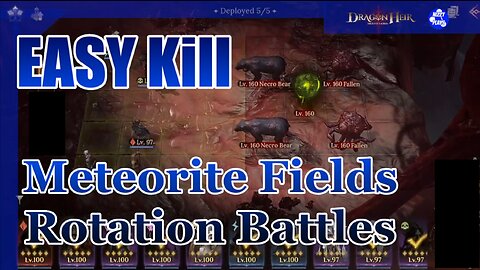 ⭐⭐ EASY Kill Meteorite Rotation Battles F2P! ⭐⭐ Dragonheir: Silent Gods