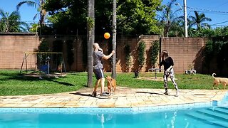 Exercício em casa: futebol com Tila Pitbull e Rejane | Exercise at home: soccer with Tila Pitbull