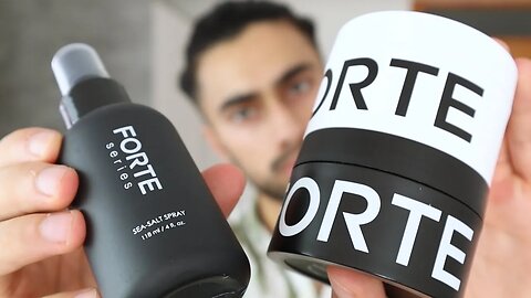 Forte Series Styling Cream, Pomade + Sea Salt Spray (Honest Review)