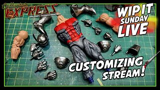 Customizing Action Figures - WIP IT Sunday Live - Episode #59 - Painting, Sculpting, and More!
