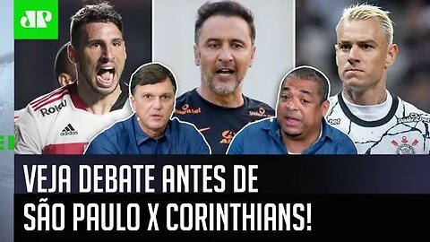 "Eu NÃO ACHO que o Vítor Pereira vai..." Veja DEBATE ANTES de São Paulo x Corinthians!