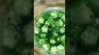 "Okra Water: Nature's Healthy Elixir!" #rawfooddiet#rawvegan #okra#howto #