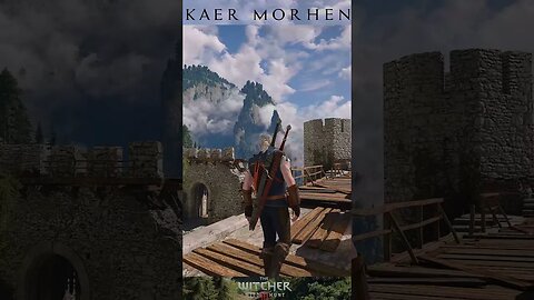 Kaer Morhen Got Views - The Witcher 3 #shorts