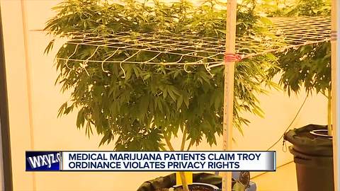Medical marijuana patients claim Troy ordinance violates privacy rights