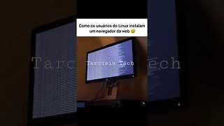 Instalando o browser no Linux #shorts