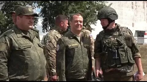 Dmitry Medvedev oversees tactical assault exercise in Totsk nuclear training ground