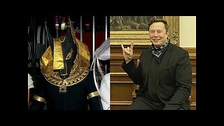 ELON DRESSES UP AS EGYPTIAN GOD OF THE UNDERWORLD AS HE PUSHES FORWARD TO PUT BRAIN CHIP IN HUMANS!