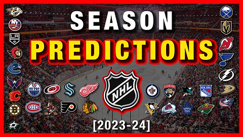 My Predictions for the 2023-24 NHL Season!