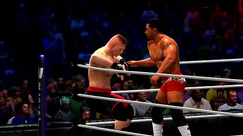 WWE '13 Gameplay Brock Lesnar vs David Otunga
